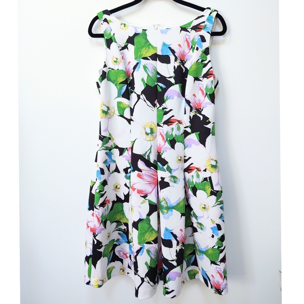 American Living Floral A-Line Dress Sleeveless Size 14